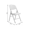 Catering-conference chair folding Zora pakoworld white