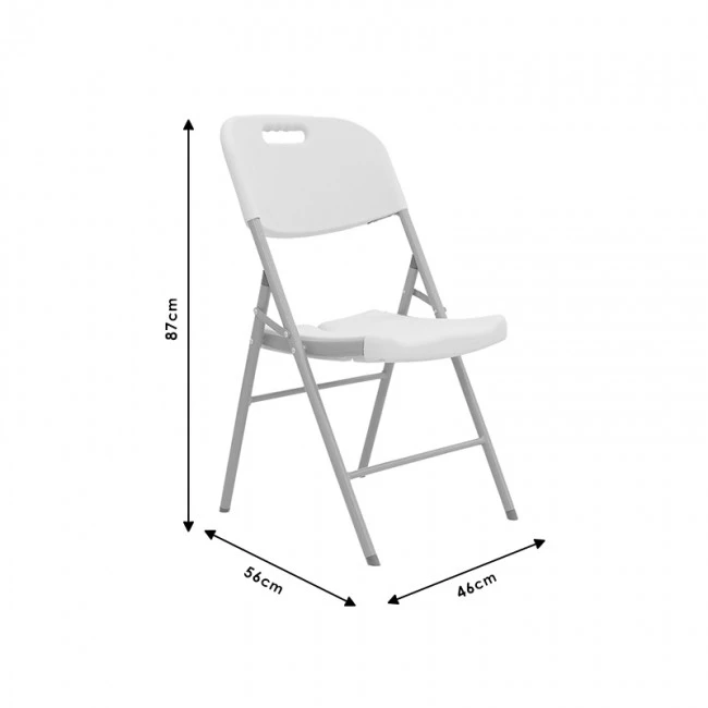 Catering-conference chair folding Zora pakoworld white