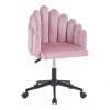 Swivel work chair Manole pakoworld rotten apple velvet  57x50x77-87cm