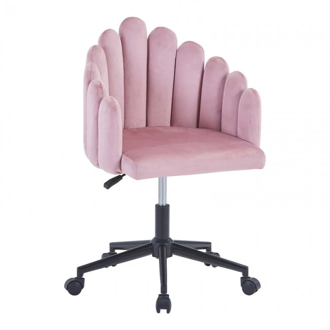 Swivel work chair Manole pakoworld rotten apple velvet  57x50x77-87cm