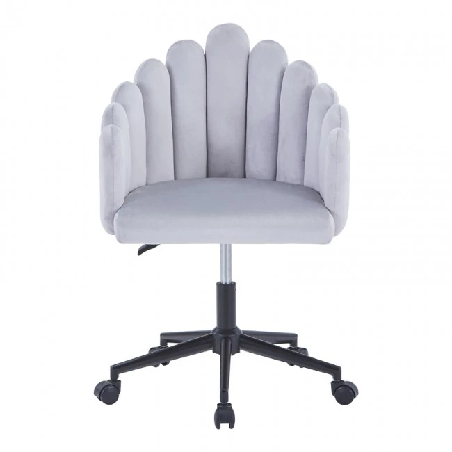 Swivel work chair Manole pakoworld grey fabric  57x50x77-87cm