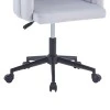 Swivel work chair Manole pakoworld grey fabric  57x50x77-87cm