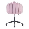 Swivel work chair Manole pakoworld rotten apple velvet  57x50x77-87cm