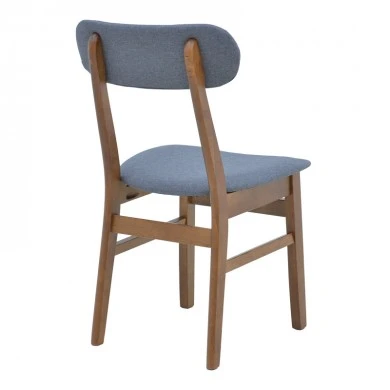 Καρέκλα Gaborn pakoworld σε γκρι απόχρωση 47x47x81,5εκ