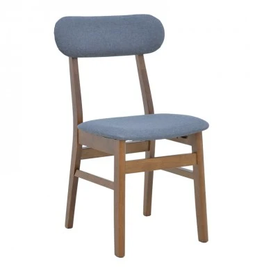 Καρέκλα Gaborn pakoworld σε γκρι απόχρωση 47x47x81,5εκ