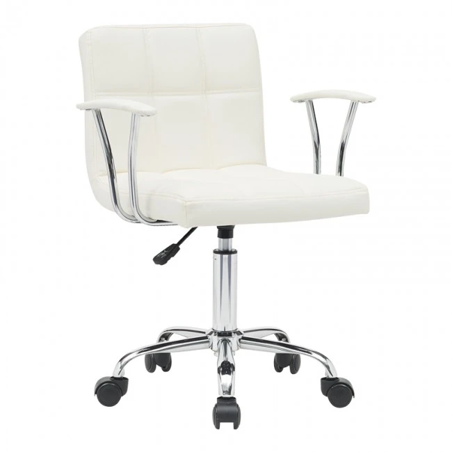 Office chair Buleco pakoworld pu white 56x46x74-86cm