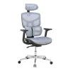 Director&#039;s office chair Karlo pakoworld blue mesh fabric 72x70x112cm