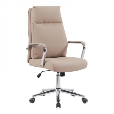 Manager office chair Siquel pakoworld pu in cappuccino color