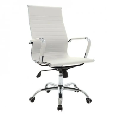 Manager office chair Valter pakoworld white pu 55.5x58x108cm
