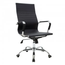 Manager office chair Valter pakoworld black pu 55.5x58x108cm