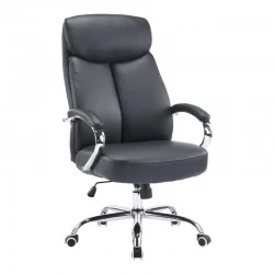 Manager office chair Venza pakoworld black pu 70x65x117-124cm