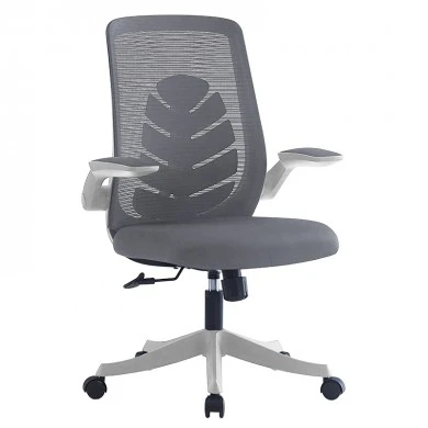 Office chair Enrich pakoworld with fabric mesh in grey colour