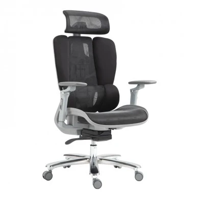 Work chair manager Chocky pakoworld black mesh 68x69x120cm