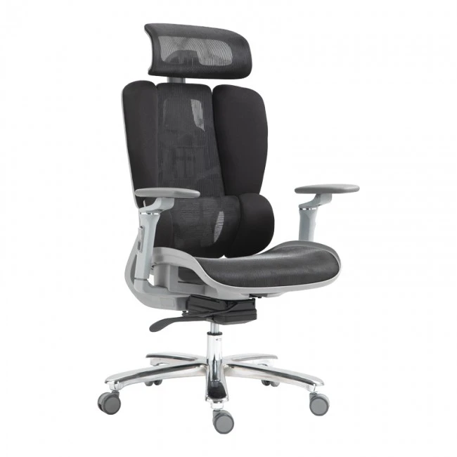 Work chair manager Chocky pakoworld black mesh 68x69x120cm