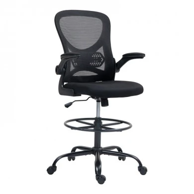 Work chair manager Derzio pakoworld mesh black fabric 62x53x131cm
