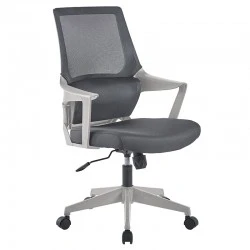 Office chair Fragrant pakoworld with fabric mesh in grey colour