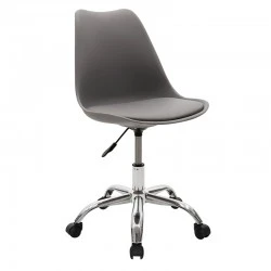 Office chair Gaston II pakoworld PP-PU grey