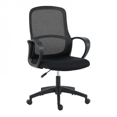 Office chair Zuena pakoworld in black color