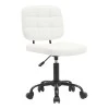 Office chair Sedia pakoworld pu white 50x50x75-85cm
