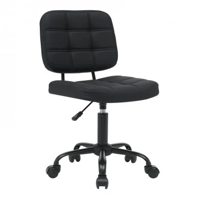 Office chair Sedia pakoworld pu black 50x50x75-85cm
