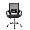 Berto II pakoworld office chair recline with mesh fabric in black shade 60x48x85-95cm