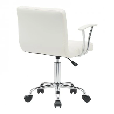 Office chair Buleco pakoworld pu white 56x46x74-86cm