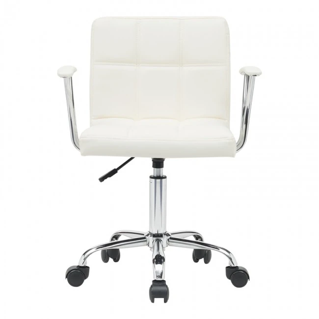 Office chair Buleco pakoworld pu white 56x46x74-86cm
