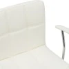 Office chair Buleco pakoworld pu white 56x46x74-86cm