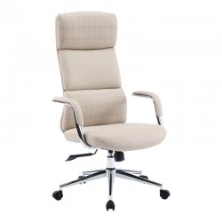 Manager office chair Bendona pakoworld beige pu 71x78x119-127cm Manager office chair Bendona pakoworld beige pu 71x78x119-127cm