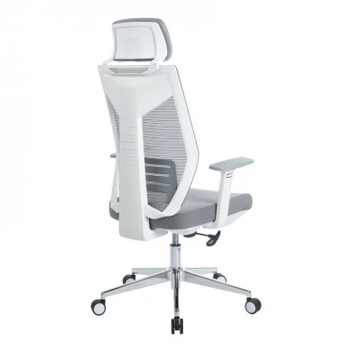 Manager office chair Commend pakoworld in white- grey