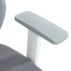 Manager office chair Commend pakoworld with fabric mesh in grey color