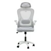 Office chair manager Delilah pakoworld mesh light grey