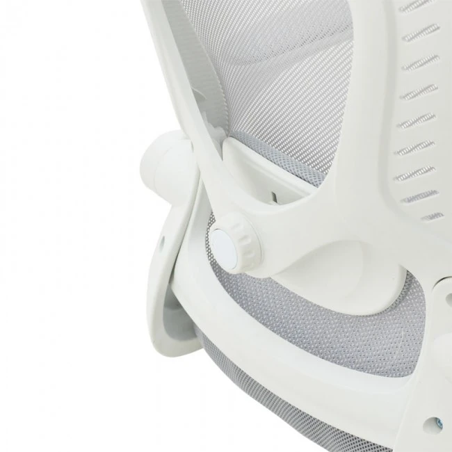 Office chair manager Delilah pakoworld mesh light grey