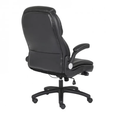 Desain pakoworld pu manager kantor kursi marwarna hitam 74x73x108-116cm