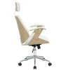 Manager office chair Fern pakoworld PU white-natural wood