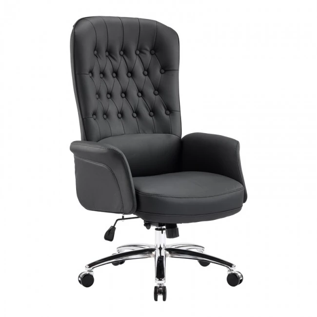 Manager office chair Kaline pakoworld black pu 69x79x115-123cm