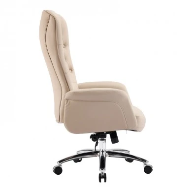 Manager office chair Kaline pakoworld beige pu 69x79x115-123cm