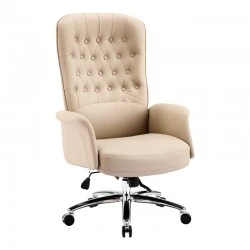Manager office chair Kaline pakoworld beige pu 69x79x115-123cm Manager office chair Kaline pakoworld beige pu 69x79x115-123cm