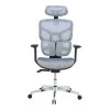 Director&#039;s office chair Karlo pakoworld blue mesh fabric 72x70x112cm