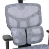 Director&#039;s office chair Karlo pakoworld blue mesh fabric 72x70x112cm