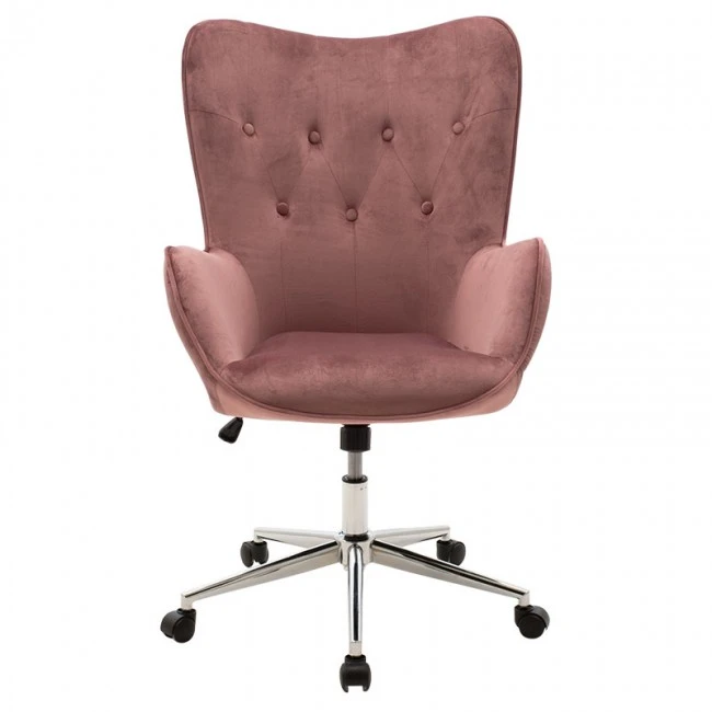 Manager office chair Kido pakoworld in rotten apple velvet color