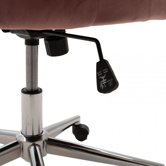 Manager office chair Kido pakoworld in rotten apple velvet color