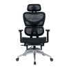 Office chair manager with footrest Thelonius pakoworld mesh black