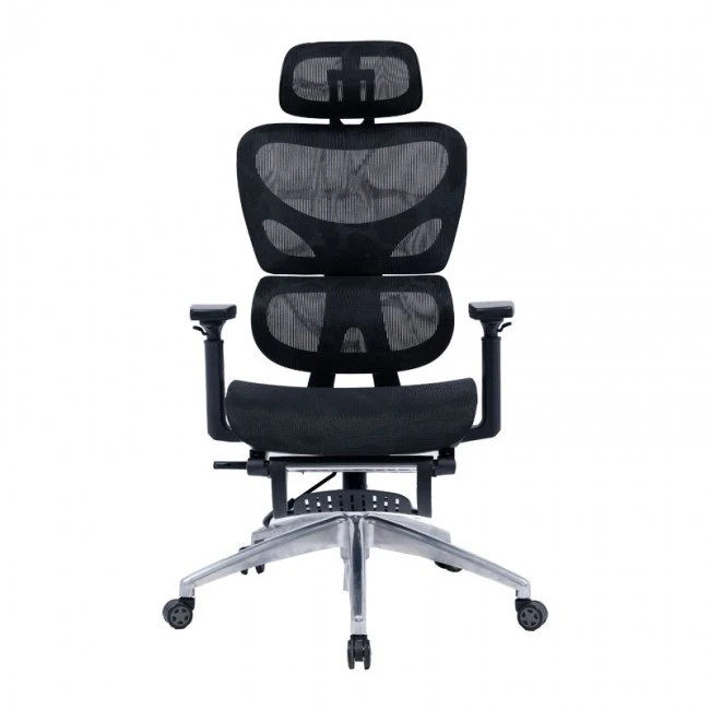 Office chair manager with footrest Thelonius pakoworld mesh black