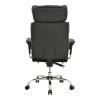 Manager&#039;s office chair with footrest Zanci pakoworld black pu 70x66x112-120cm