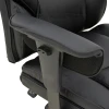 Manager&#039;s office chair with footrest Zanci pakoworld black pu 70x66x112-120cm