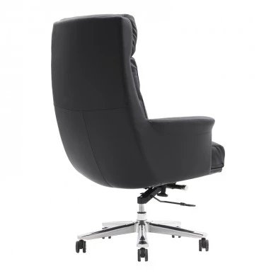 Manager&#039;s office chair Nagal pakoworld PU in black color 71x73x117-123cm