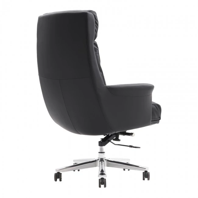 Manager&#039;s office chair Nagal pakoworld PU in black color 71x73x117-123cm