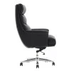 Manager&#039;s office chair Nagal pakoworld PU in black color 71x73x117-123cm