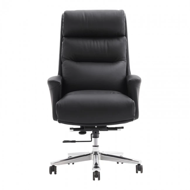 Manager&#039;s office chair Nagal pakoworld PU in black color 71x73x117-123cm